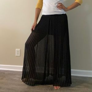 Mods Black Sheer Skirt